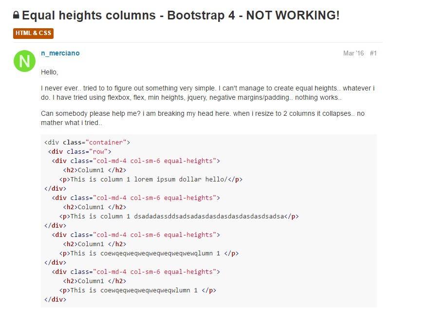  Problem with a heights of the Bootstrap columns