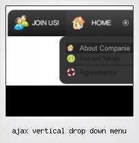 Ajax Vertical Drop Down Menu