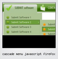 Cascade Menu Javascript Firefox