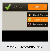 Create A Javascript Menu