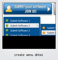 Create Menu Dhtml