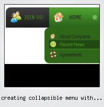 Creating Collapsible Menu With Gui Javascript