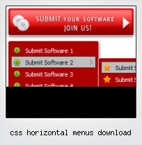 Css Horizontal Menus Download