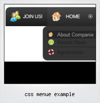 Css Menue Example