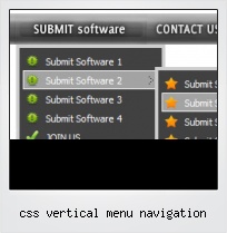 Css Vertical Menu Navigation