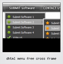 Dhtml Menu Free Cross Frame