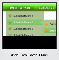 Dhtml Menu Over Flash