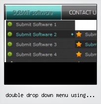 Double Drop Down Menu Using Javascript