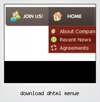 Download Dhtml Menue