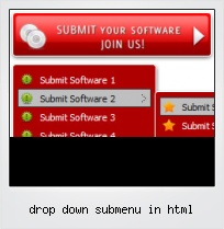 Drop Down Submenu In Html