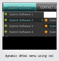 Dynamic Dhtml Menu Using Xml