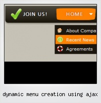 Dynamic Menu Creation Using Ajax