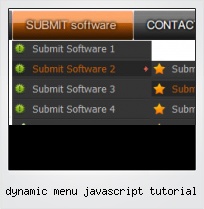 Dynamic Menu Javascript Tutorial