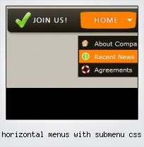 Horizontal Menus With Submenu Css