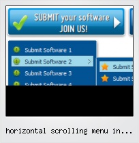 Horizontal Scrolling Menu In Javascript