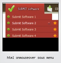 Html Onmouseover Sous Menu