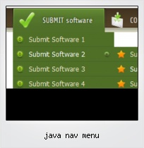 Java Nav Menu