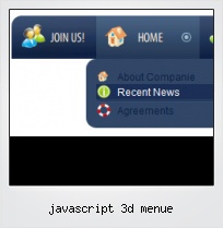 Javascript 3d Menue