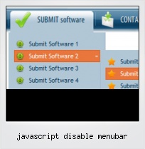 Javascript Disable Menubar