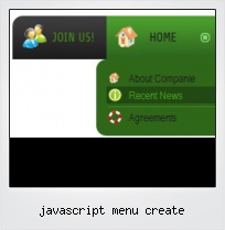 Javascript Menu Create