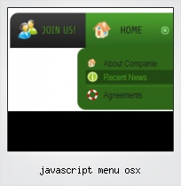 Javascript Menu Osx