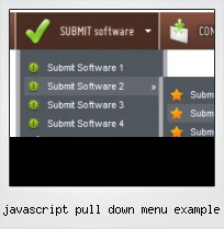 Javascript Pull Down Menu Example