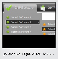 Javascript Right Click Menu Submenu