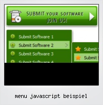 Menu Javascript Beispiel
