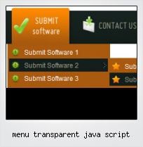 Menu Transparent Java Script