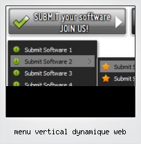Menu Vertical Dynamique Web