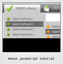 Menus Javascript Tutorial