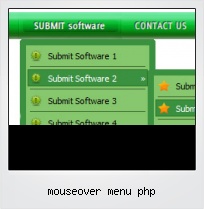 Mouseover Menu Php