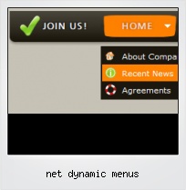 Net Dynamic Menus