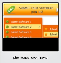 Php Mouse Over Menu