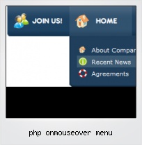 Php Onmouseover Menu