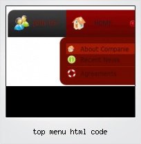 Top Menu Html Code