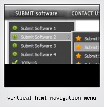Vertical Html Navigation Menu