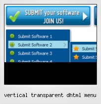 Vertical Transparent Dhtml Menu
