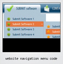 Website Navigation Menu Code