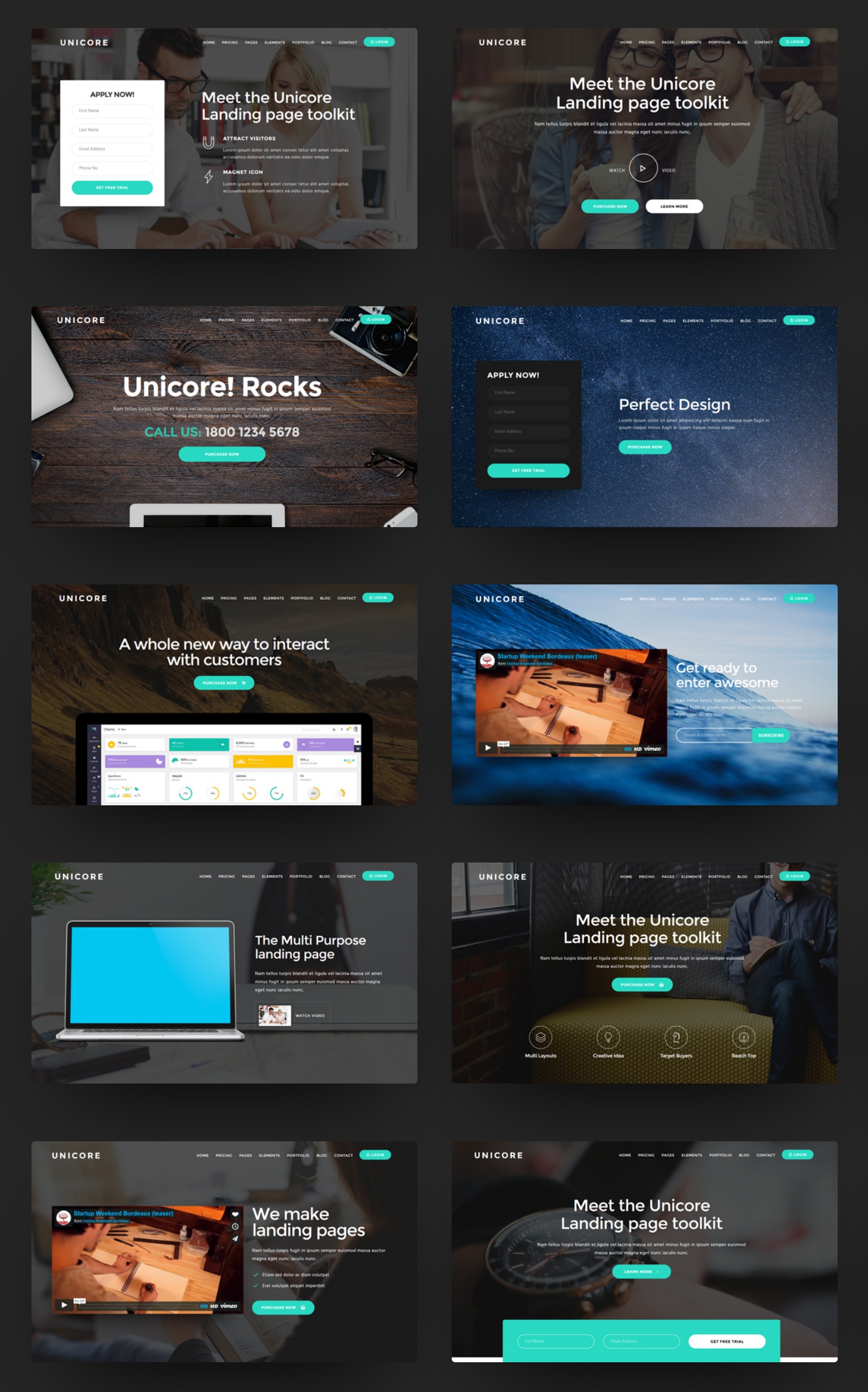 Best Bootstrap One Page Theme Creator