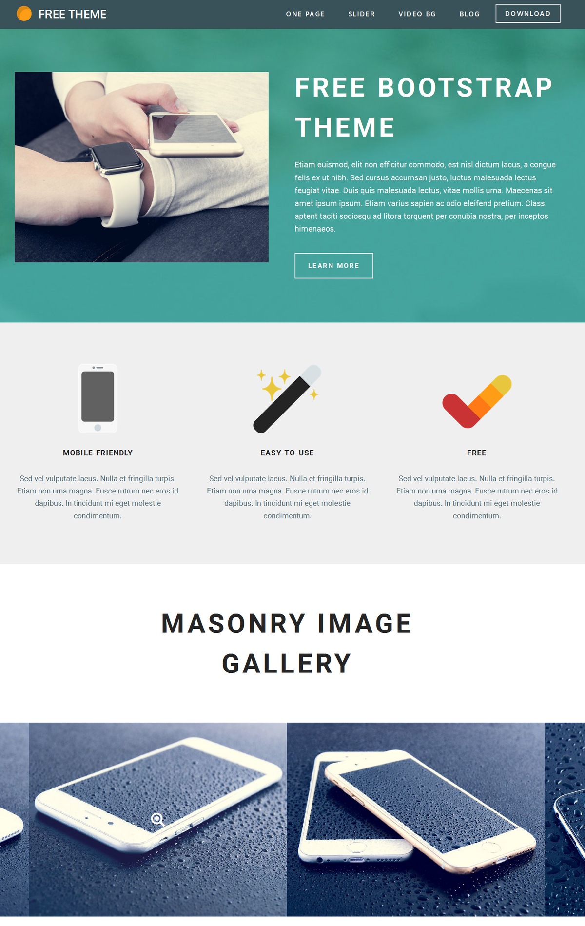 Mobile Bootstrap Coming Soon Theme
