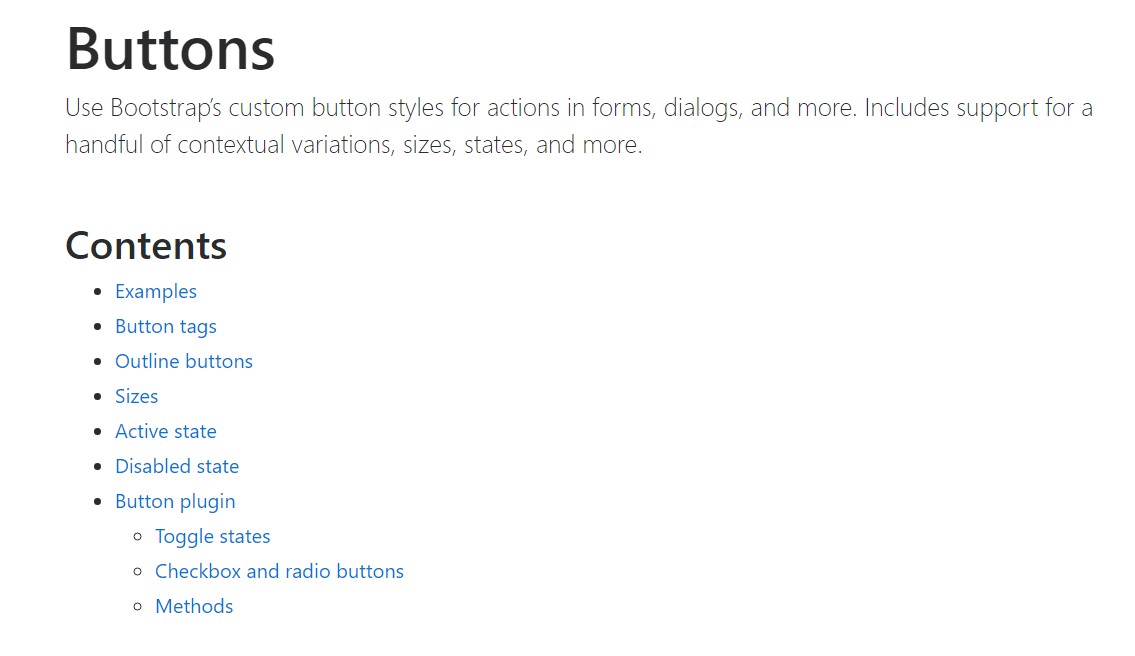 Bootstrap buttons  approved  information