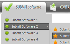 slidein menu script Vista Startmenu Icon