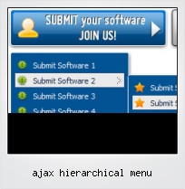 Ajax Hierarchical Menu