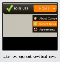 Ajax Transparent Vertical Menu