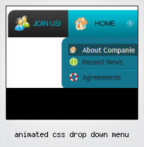 Animated Css Drop Down Menu