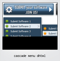Cascade Menu Dhtml