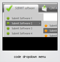 Code Dropdown Menu