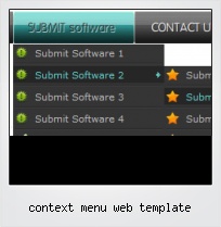 Context Menu Web Template