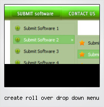 Create Roll Over Drop Down Menu